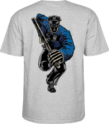 Powell T-Shirt Chris Senn Police Ss Sport Gray