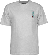 Powell T-Shirt Dragon Skull Ss Gray