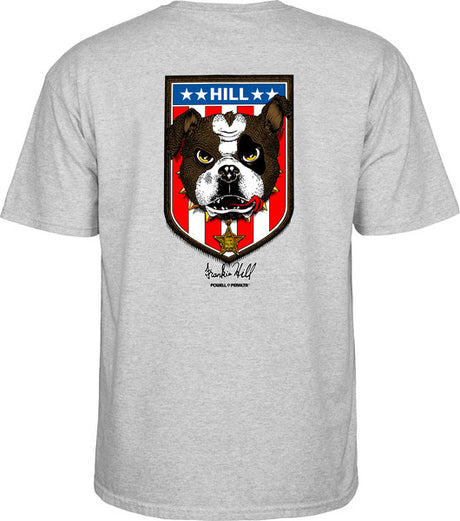 Powell T-Shirt Hill Bull Dog Ss Athletic Heather