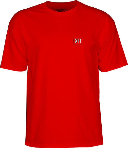 Powell T-Shirt Hill Bull Dog Ss Red