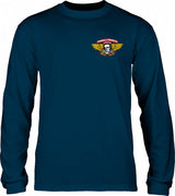 Powell T-Shirt Ripper Ls Navy