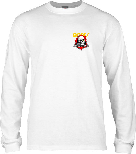 Powell T-Shirt Ripper Ls White