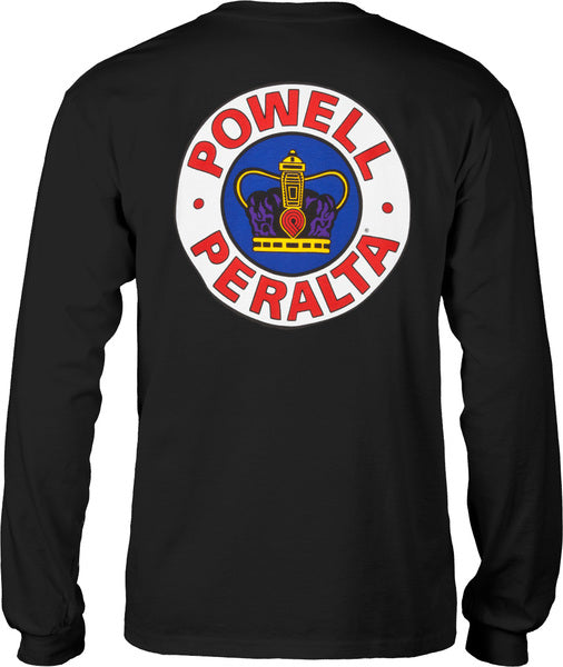 Powell T-Shirt Supreme Ls Black