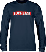 Powell T-Shirt Supreme Ls Navy