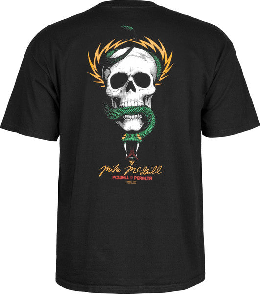 Powell T-Shirt Mcgill Skull & Snake Ss Black
