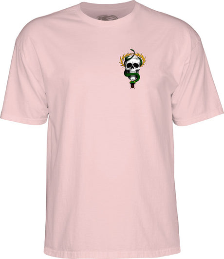 Powell T-Shirt Mcgill Skull & Snake Ss Light Pink