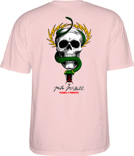 Powell T-Shirt Mcgill Skull & Snake Ss Light Pink