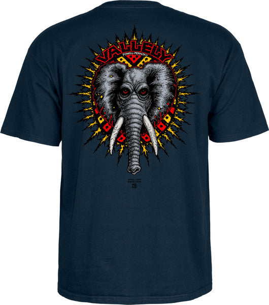 Powell T-Shirt Mike Vallely Elephant Ss Navy