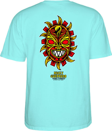 Powell T-Shirt Nicky Guerrero Mask Ss Celadon
