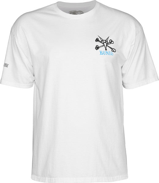Powell T-Shirt Rat Bones Ss White