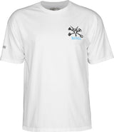 Powell T-Shirt Rat Bones Ss White