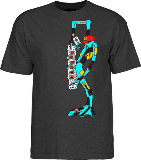 Powell T-Shirt Ray Barbee Rag Doll Ss Charcoal