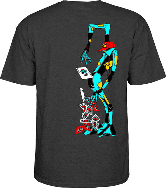 Powell T-Shirt Ray Barbee Rag Doll Ss Charcoal