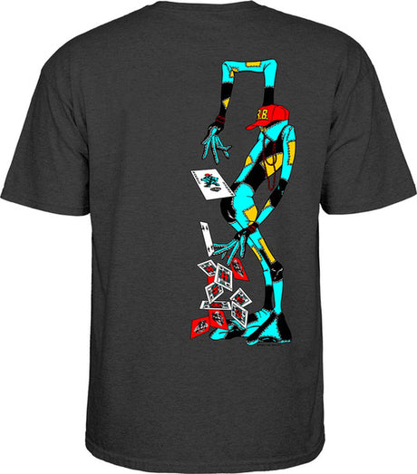 Powell T-Shirt Ray Barbee Rag Doll Ss Charcoal