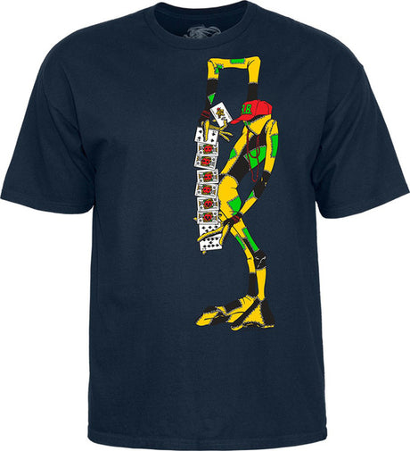 Powell T-Shirt Ray Barbee Rag Doll Ss Navy