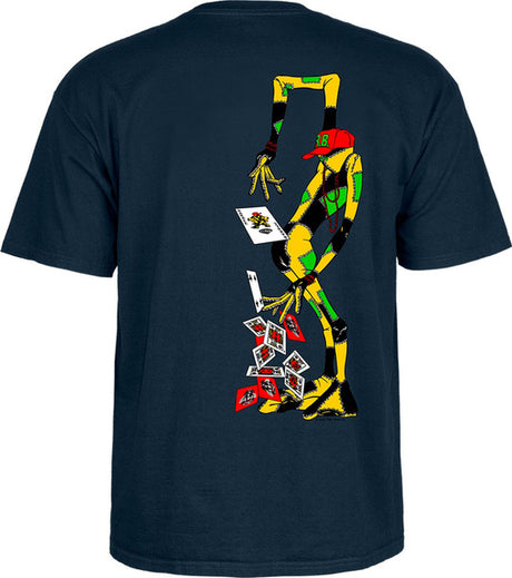 Powell T-Shirt Ray Barbee Rag Doll Ss Navy
