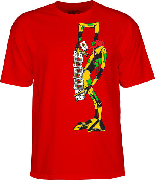 Powell T-Shirt Ray Barbee Rag Doll Ss Red