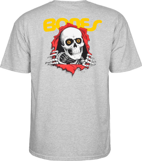 Powell T-Shirt Ripper Ss Gray