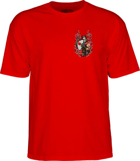 Powell T-Shirt Sakura Yosozumi Ss Red