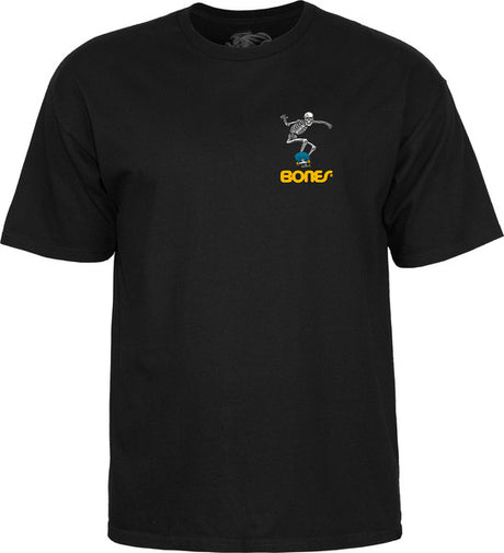 Powell T-Shirt Skateboard Skeleton Ss Ii Black