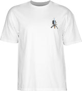 Powell T-Shirt Skull & Sword Ss White