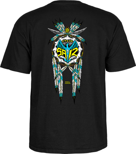 Powell T-Shirt Steve Saiz Totem Ss Black