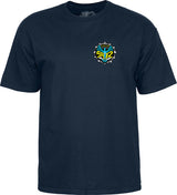Powell T-Shirt Steve Saiz Totem Ss Navy