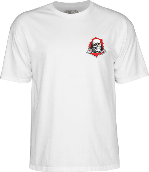 Powell T-Shirt Support Your Local Skate Shop Ss Wht
