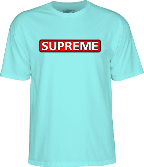 Powell T-Shirt Supreme Ss Teal Ice
