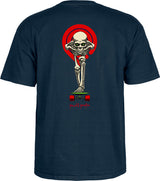 Powell T-Shirt Tucking Skeleton Ss Navy