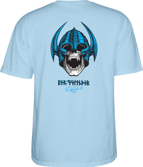 Powell T-Shirt Welinder Nordic Skull Ss Powder Blue