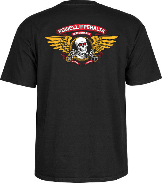 Powell T-Shirt Winged Ripper Ss Black