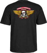 Powell T-Shirt Winged Ripper Ss Black