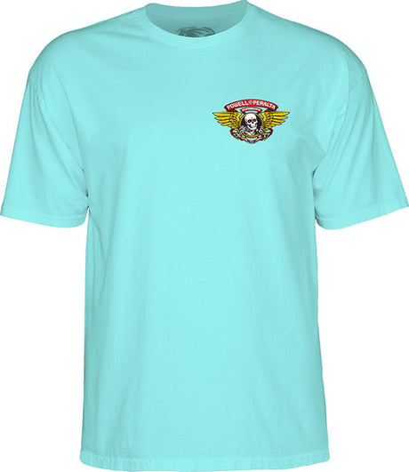 Powell T-Shirt Winged Ripper Ss Celedon