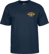 Powell T-Shirt Winged Ripper Ss Navy