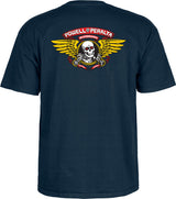 Powell T-Shirt Winged Ripper Ss Navy