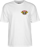 Powell T-Shirt Winged Ripper Ss White