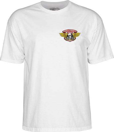 Powell T-Shirt Winged Ripper Ss White