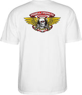 Powell T-Shirt Winged Ripper Ss White