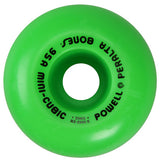 Powell Wheels (Jeu De 4) 64Mm Mini Cubics 95A Green