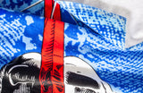 Serviette de plage Powell Peralta Skull & Sword Blue Fade