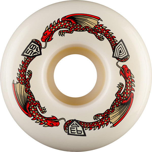 Roues de skate Powell Peralta 58 mm Dragon X 93A Red V7