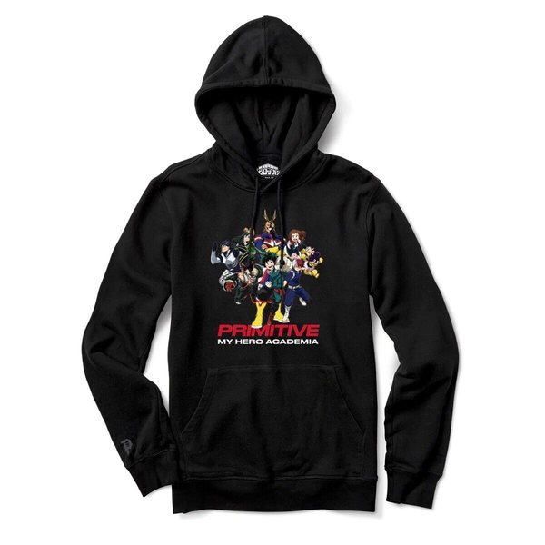 Primitive Sweat My Hero Academia Hood Black