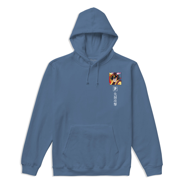 Primitive Sweat In Peace Hood Columbia Blue