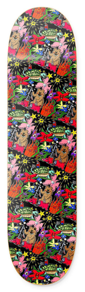 Primitive Deck Villani Sketchy Blue 8.5