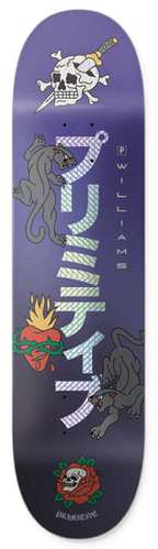 Planche de skateboard Primitive Williams Outsider Purple 8,5"