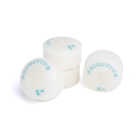 Primitive Wax Skate Wheel Candle Wht