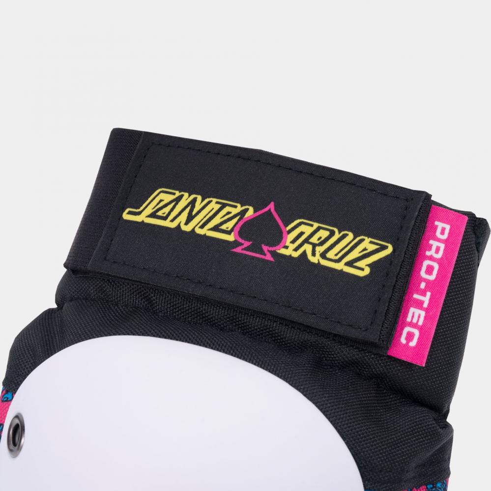 Pro-Tec Pads X Santa Cruz (Uk) Street Gear Junior 3 Pack Open