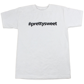 Pretty Sweet T-Shirt Hashtag White