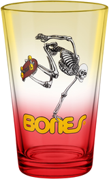 Verre Powell Peralta Skateboard Skeleton Yellow Red Fade